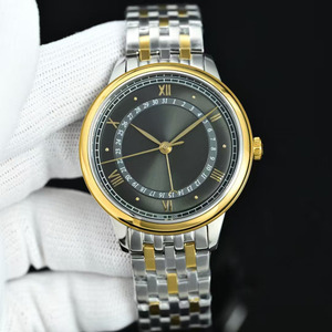 Montre-bracelet multifonctionnelle de luxe pour homme, best-seller, avec aiguille lune croissante, calendrier et réserve de marche - Product Image 1