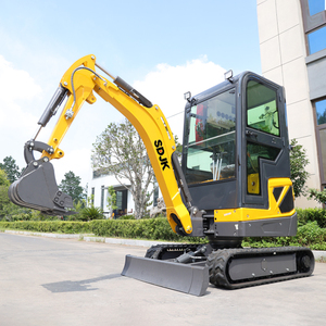 Envío Gratis, Mini Excavadora Hidráulica SDJK de 1, 2 y 3.5 Toneladas, Motor y Bomba con Certificación CE Euro5 EPA - Product Image 2
