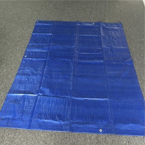 Bâche en PE bleue 50 g/m², imperméable, en polyéthylène léger, couverture de toit, bâche en polyéthylène bleue, feuille de bâche en PE, bâche ultralégère - Product Image 2