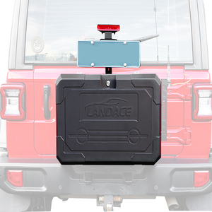 Boîte de rangement arrière pour bagages en alliage d'aluminium Boîte à outils de cuisine de <span class=keywords><strong>camping</strong></span> Équipement pour Jeep wrangler JL - Product Image 5