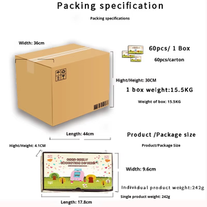 Máquina de Tarjetas Educativas de Plástico con Forma de Estrella de Gato para el Aprendizaje del Inglés y la Educación Temprana de los Niños - Product Image 3