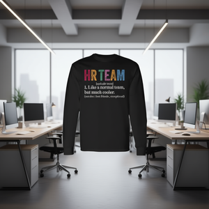 Camiseta retro de manga larga con definición del equipo de recursos humanos, regalo de humor para el lugar de trabajo - Product Image 1