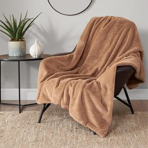 Manta de Felpa de Poliéster Tejida en Fábrica, Diseño de Conejo y Visón, Extra Suave, Tamaño King, para Invierno - Product Image 3