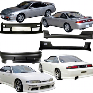 Kit <span class=keywords><strong>carrosserie</strong></span> en fibre <span class=keywords><strong>de</strong></span> verre exclusif M Sport pour Nissan 240SX S14 pré-modèles nouvelles jupes latérales <span class=keywords><strong>de</strong></span> pare-chocs avant et arrière mise à niveau <span class=keywords><strong>de</strong></span> la <span class=keywords><strong>carrosserie</strong></span> automatique - Product Image 1