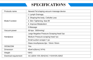 Aparelho de Fisioterapia de Medicina Chinesa 2 em 1 com Ventosas e Gua Sha para Desobstrução, Desintoxicação e Emagrecimento - Product Image 2