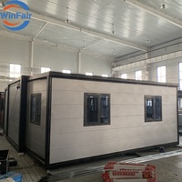 WinFair 20 pieds Portable Office Container Beach House pour Live in Foldable Mobile Cheap Extensible Assembler Home Made House