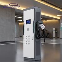 Station de recharge rapide pour véhicules électriques Hipech 60KW-240KW, borne de recharge commerciale DC, chargeur de voiture électrique CCS2