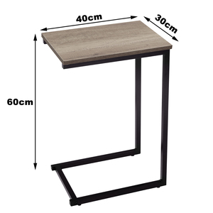 High Quality <strong>Rustic</strong> Iron Bedside <strong>Table</strong> C-Shaped End <strong>Table</strong> For Modern Farmhouse Living Room Sofa <strong>Side</strong> Coffee Station - Product Image 3