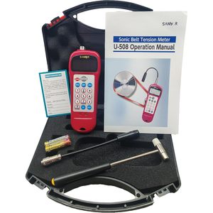 Tensiomètre de <span class=keywords><strong>courroie</strong></span> sonique U-508, testeur de tension de <span class=keywords><strong>courroie</strong></span> avec plage de fréquence de 10 Hz à 5000 Hz, plage de tension de 0,01 à 99900 N - Product Image 3
