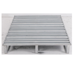 Heavy duty steel pallet warehouse storage equipment durable two way entry galvanized pallet double face industrial metal pallets