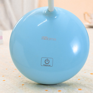 โคมไฟตั้งโต๊ะแบบยืดหยุ่นได้ สีฟ้า ไฟ LED ควบคุมด้วยระบบสัมผัส ใช้พลังงานจากแบตเตอรี่ เหมาะสำหรับเด็ก ใช้สำหรับอ่านหนังสือ หรือใช้ในห้องนอน - Product Image 3