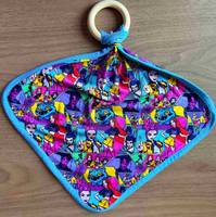 Jouet pour bébé en bambou/spandex imprimé motif animal, doux, imperméable, anti-acariens, écologique, pour usage domestique, 0-12 mois