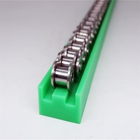 Guides linéaires en UHMWPE, bandes d'usure pour convoyeurs, rails de guidage à chaîne à dessus plat, service de découpe, taille et épaisseur personnalisables, résistant à l'usure