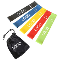 Bandes de Résistance Personnalisables avec Logo pour Exercices, Matériaux Variés, Équipement de Fitness pour la Gym, Ceinture d'Entraînement Sportive, Style Quatre