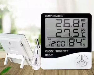 Máy Đo Độ Ẩm Nhiệt Kế Kỹ Thuật Số Htc-2 Đo Độ Ẩm Trong Nhà Nhiệt Kế - Product Image 2