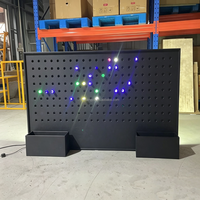Lumière LED colorée en PE à insérer dans le sol pour intérieur/extérieur, jeu interactif sensoriel mural pour enfants, équipement de terrain de jeu et de parc d'attractions