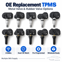 Capteur TPMS de remplacement OE 315 MHz 13586335 pour système de surveillance de la pression des pneus Chevrolet GMC Cadillac Buick