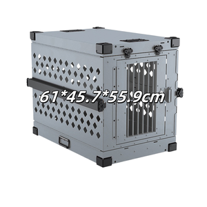 Cage à chien pliable en aluminium à prix d'usine, vente chaude, avec portes sécurisées <span class=keywords><strong>pour</strong></span> camionnette, SUV, véhicule, <span class=keywords><strong>abri</strong></span> extérieur et intérieur - Product Image 2