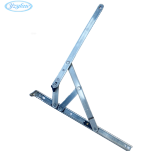 Paslanmaz Çelik 304 Çıkışlı Hafif Tip 12 İnç Kare Oluklu 2mm Kalınlığında Sürtünmeli Tutucu 4 Çubuklu Alüminyum Kanatlı Pencere İçin - Product Image 1