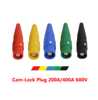 Prise et connecteur Cam-lock standard international 200A 400A 600V en cuivre pur mâle et femelle