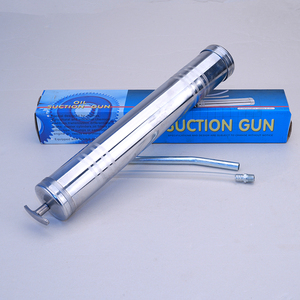 Pistola de succión de grasa <span class=keywords><strong>manual</strong></span> personalizada de 1000g Pistola de grasa de acero pequeña con tubería de PVC duro + tubería de acero - Product Image 2