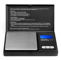 Báscula Digital de Bolsillo Multifuncional de Alta Precisión, 500g 0.01g, Función Tara, Conversión de Unidades, Calibración, Batería, Acero Inoxidable