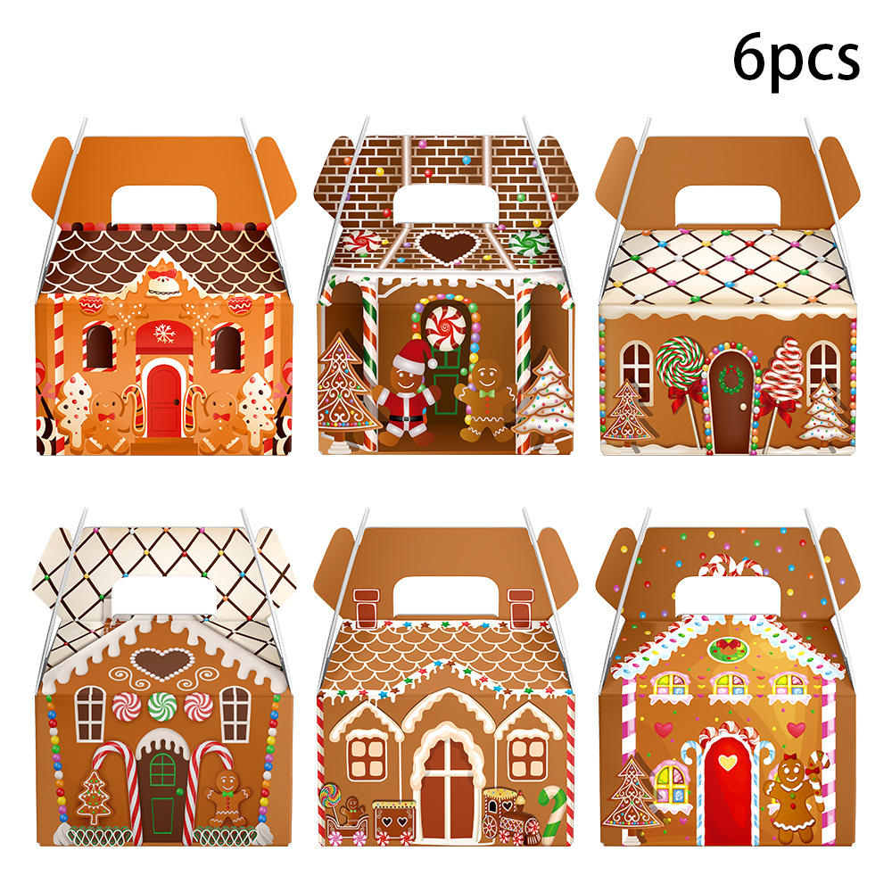 กล่องกระดาษลายขนมปังขิง