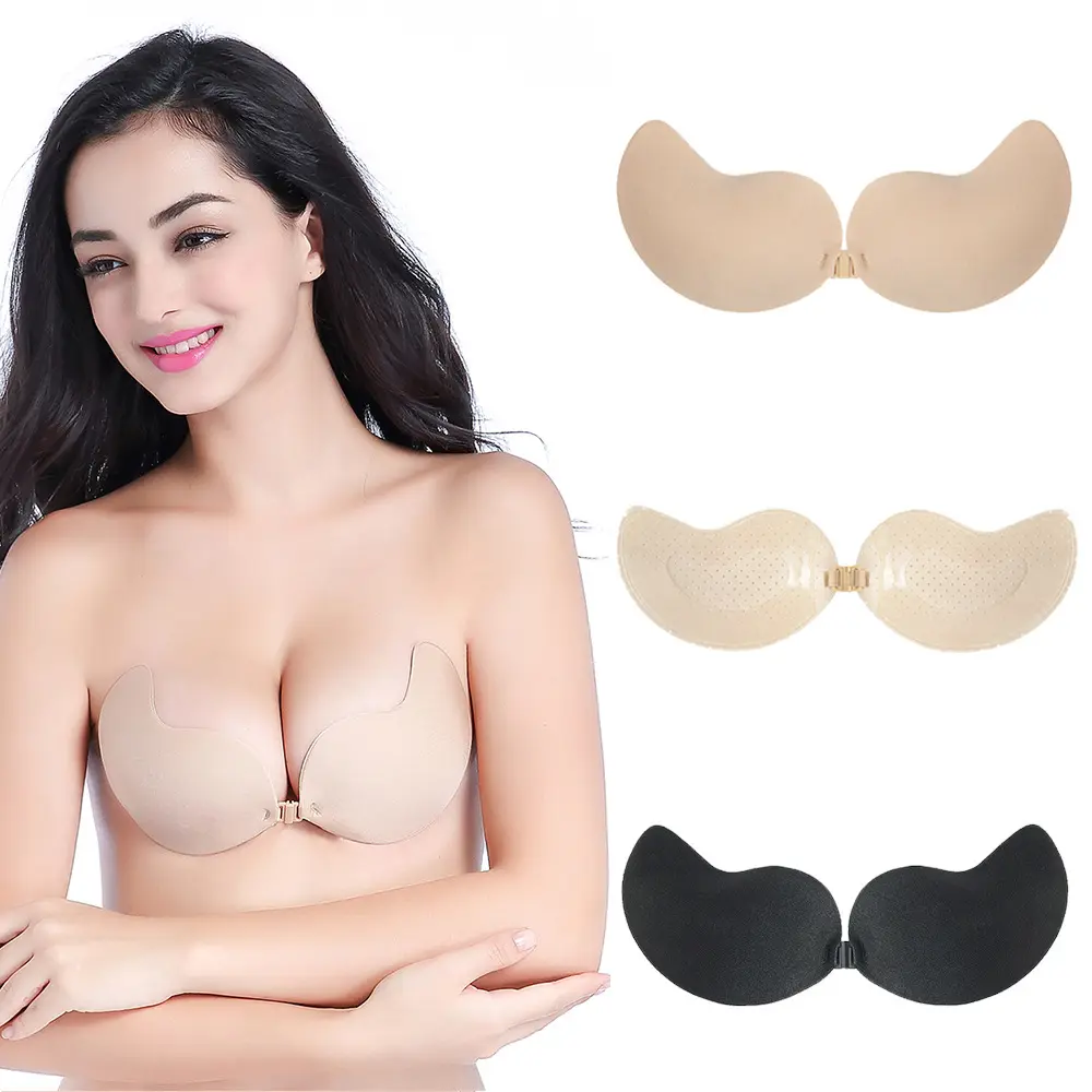 Ladies Invisible Bra Women Pary Wedding Underwear Strapless Silicone Bra