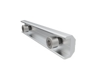 Système de montage solaire, accessoires en aluminium pour supports de montage solaire en métal et rails courts pour toits