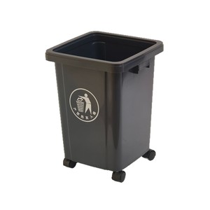 Wheeled Trash Can 20L 30L 50L 80L <b>With</b> <b>Lid</b> Indoor Outdoor Use Rectangle Shape Large Capacity <b>Bin</b> For Home Kitchen Patio - Product Image 5