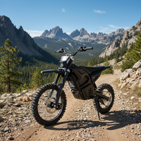 Motocicleta Eléctrica Todoterreno de Alta Potencia 5500W para Adultos, Nueva Tendencia de Fábrica, Motocross con Batería de 60V 27Ah y Velocidad de 70km/h