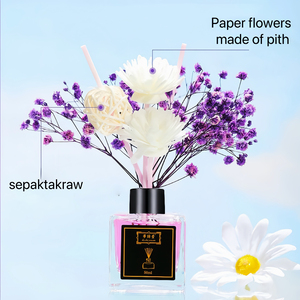 50ml Logo privato di lusso decorativo per la casa aromaterapia olio <span class=keywords><strong>essenziale</strong></span> profumo profumo bottiglia di Reed diffusore per la decorazione di casa Hotel - Product Image 2