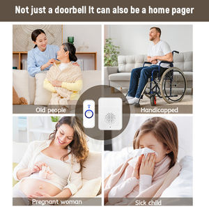 <span class=keywords><strong>Sonnette</strong></span> <span class=keywords><strong>sans</strong></span> <span class=keywords><strong>fil</strong></span> étanche, promotion exceptionnelle, <span class=keywords><strong>sonnette</strong></span> d'appel pour la maison, <span class=keywords><strong>portée</strong></span> 200 m, 20 mélodies, sonnettes <span class=keywords><strong>sans</strong></span> <span class=keywords><strong>fil</strong></span> <span class=keywords><strong>longue</strong></span> <span class=keywords><strong>portée</strong></span> - Product Image 4