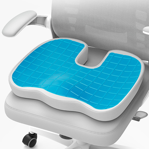 Nhà Văn phòng ghế làm mát <span class=keywords><strong>Gel</strong></span> Bộ nhớ bọt thắt lưng ghế đệm gối chống trượt Ghế Đệm Massage có thể tháo rời bao gồm - Product Image 1