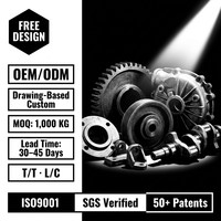 Pièces en fonte de marque LF professionnelles pour composants de systèmes hydrauliques EN-GJS-400-15, résistance à haute pression, moulage au sable