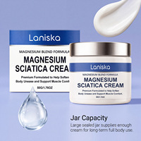 Crème au magnésium Laniska pour la sciatique : Soulage les inconforts corporels et favorise le confort musculaire, crème apaisante pour peaux tendues