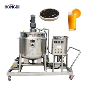 High quality customized model liquid mixing tank emulsifying tank with cleaning tank for yogurt fermentation pigment mixing - Product Image 2