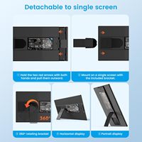 Extensor de Pantalla Doble para Laptop P5 de 15.6 Pulgadas, 1080p FHD, Conexión Directa Tipo-C, Compatible con MAC y PC, Venta al Por Mayor de Fábrica, OEM/ODM