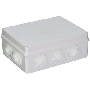 Outdoor Junction Box 200X155X80mm With <b>Cable</b> Gland Holes <b>Waterproof</b> Electrical Enclosure - Product Image 1