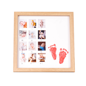 Nouveau bébé garçon fille cadeau sans encre main et empreintes Kit <span class=keywords><strong>Impression</strong></span> imprime <span class=keywords><strong>cadre</strong></span> Photo pour Souvenir - Product Image 2