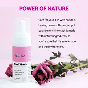 Nettoyant intime moussant naturel pour l'hygiène féminine, formule personnalisée au miel pour le lavage du yoni - Product Image 5
