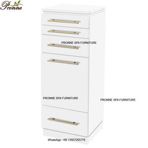 Chariot de coiffeur en bois durable verrouillable de station de <span class=keywords><strong>style</strong></span> d'or de salon de coiffure - Product Image 2