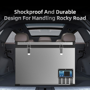 Bd135 alpicool thép không gỉ vỏ 130.2 lít Công suất lớn DC máy nén xe tủ lạnh tủ đông tủ lạnh di động cho xe tải - Product Image 6