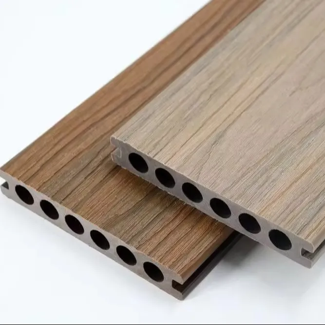 natural wood texture waterproof wpc flooring outdoor decking
