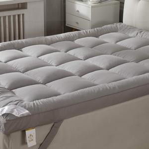 Plush <strong>Extra</strong> Thick Full Size <strong>Mattress</strong> <strong>Topper</strong> for <strong>Firm</strong> <strong>Mattress</strong> -Grey, Soft &amp; Cooling Pillow Top Bed <strong>Topper</strong> for Back Pain - Product Image 2