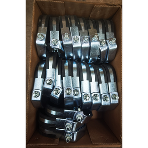 Customized Galvanizing Clevis Hanger Pipe Clamp With Rubber With Nut for <b>Fastening</b> - Product Image 4