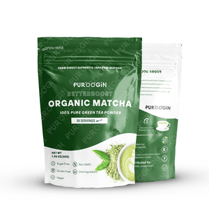 Poudre de thé vert matcha biologique OEM Latte en poudre Supplément de boisson énergétique naturelle - Product Image 1