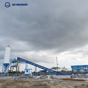Vollautomatische HZS50 Betonmischanlage mit PLC-Steuerung, 50m³ Chargenmischungs-Produktionslinie mit Pumpe, Hohe Effizienz - Product Image 5