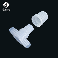 Capuchon de bec verseur sur mesure 9,6 mm en plastique, couvercle anti-fuite pour sachets souples de sauces et liquides cosmétiques
