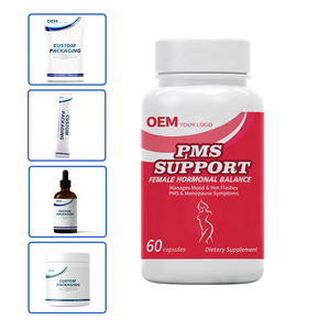 OEM Private Label Menopause Capsule Factory Custom Packaging Multiple Label Designs,<b>Bottle</b>+Box Options & Flexible MOQ - Product Image 1